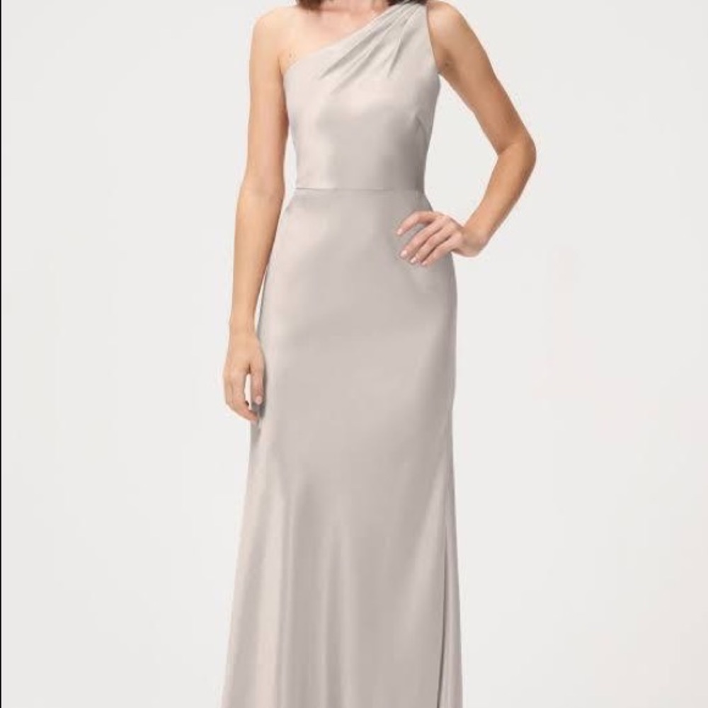 JENNY YOO Lena Dress in Latte